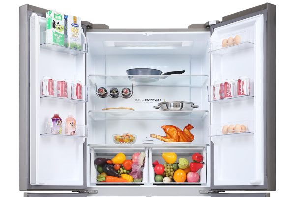 Tủ lạnh Aqua Inverter 549 lít Multi Door AQR-IG636FM(GB)