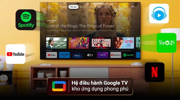 Google Tivi Sony 4K 55 inch KD-55X77L