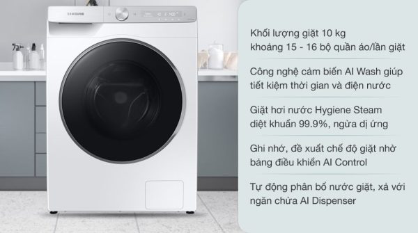 Máy giặt Samsung Inverter 10kg WW10TP44DSHSV