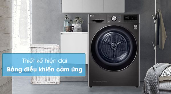 Máy sấy bơm nhiệt LG 9 kg DVHP09B
