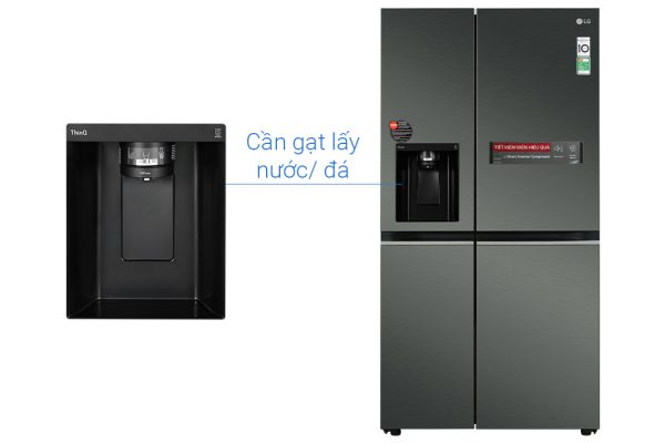 Tủ lạnh LG Inverter 635 lít Side By Side GR-D257MC