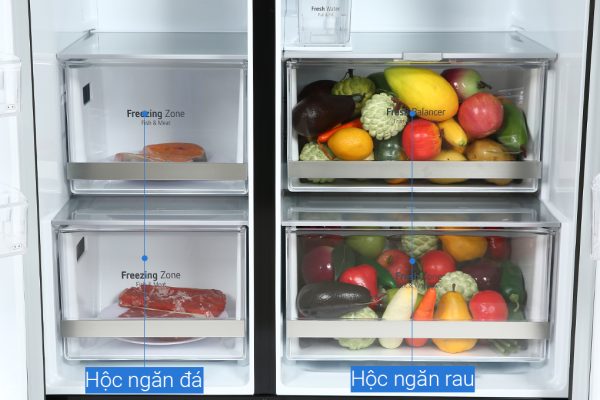 Tủ lạnh LG Inverter 635 Lít Side By Side GR-X257MC