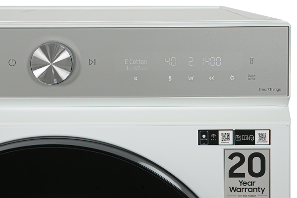 Máy giặt sấy Samsung giặt 12 kg - sấy 8 kg WD12BB944DGHSV Bespoke AI Inverter