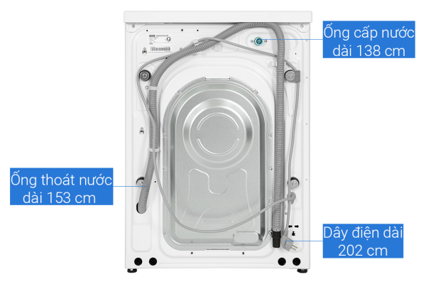Máy giặt sấy Samsung giặt 14 kg - sấy 8 kg WD14BB944DGMSV Bespoke AI Inverter