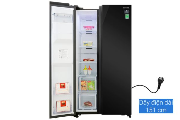 Tủ lạnh Samsung Inverter 635 lít Side By Side RS64R53012CSV
