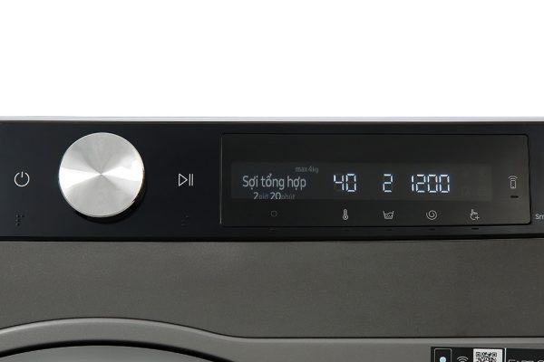 Máy giặt sấy Samsung giặt 11 kg - sấy 7 kg WD11T734DBXSV AI Ecobubble Inverter