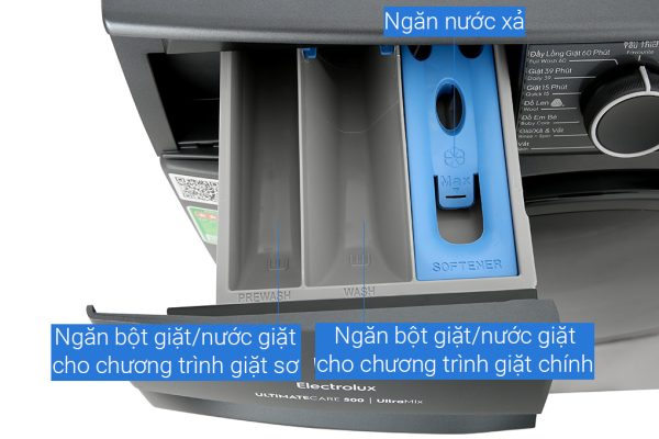 Máy giặt Electrolux 9 kg EWF9024P5SB UltimateCare 500 Inverter