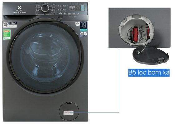 Máy giặt Electrolux 9 kg EWF9024P5SB UltimateCare 500 Inverter