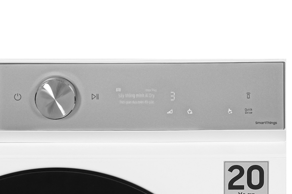 Máy sấy bơm nhiệt Samsung  9 kg DV90BB9440GHSV Bespoke AI