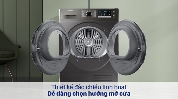 Máy sấy bơm nhiệt Samsung 9 kg DV90TA240AXSV
