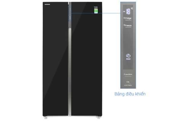 Tủ lạnh Beko Inverter 622 lít Side By Side GNO62251GBVN