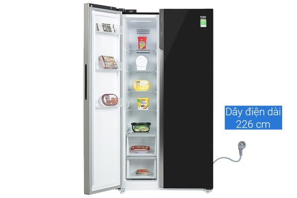 Tủ lạnh Beko Inverter 622 lít Side By Side GNO62251GBVN