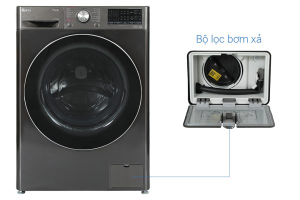 Máy giặt sấy LG FV1411H3BA Inverter giặt 11 kg - sấy 7 kg