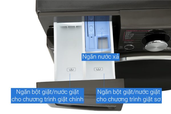 Máy giặt sấy LG F2515RTGB AI DD Inverter giặt 15 kg - sấy 8 kg