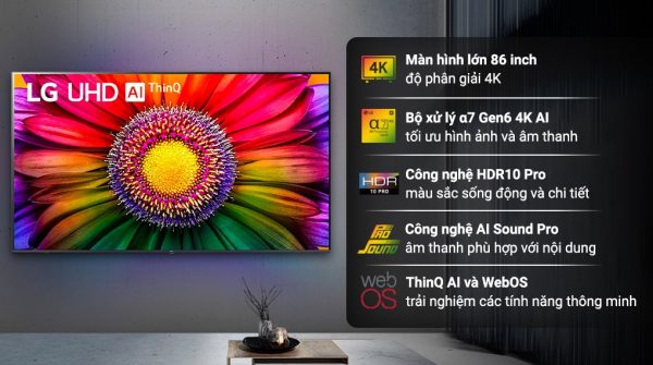Smart Tivi LG 4K 75 inch 75UR8050PSB
