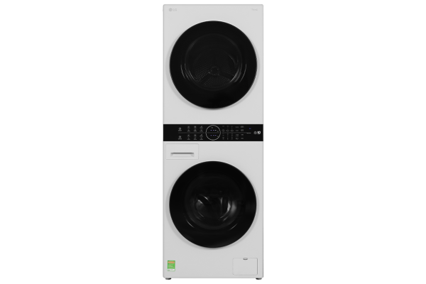 Tháp giặt sấy 14 kg - sấy 10 kg WT1410NHE LG WashTower Inverter