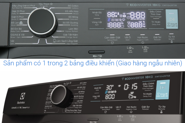 Máy giặt Electrolux 10 kg EWF1042R7SB UltimateCare 700 Inverter
