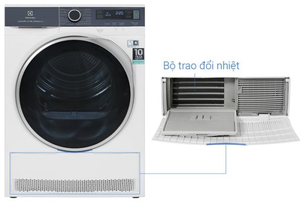 Máy sấy bơm nhiệt Electrolux 8 kg EDH803Q7WB UltimateCare
