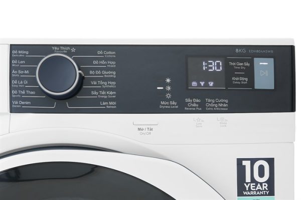 Máy sấy bơm nhiệt Electrolux 8 kg EDH804H5WB UltimateCare