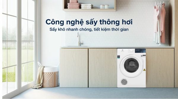 Máy sấy thông hơi 7.5 kg EDV754H3WB Electrolux UltimateCare