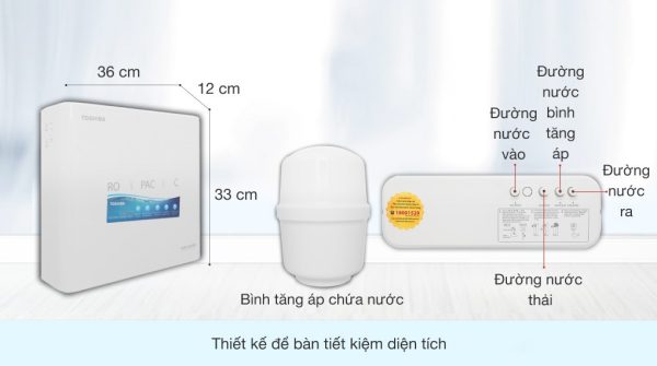 Máy lọc nước RO Toshiba TWP-N1686UV(W1)