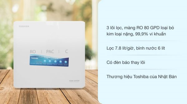 Máy lọc nước RO Toshiba TWP-N1686UV(W1)