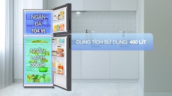 Tủ lạnh Samsung Inverter 460 lít Bespoke RT47CB66868ASV