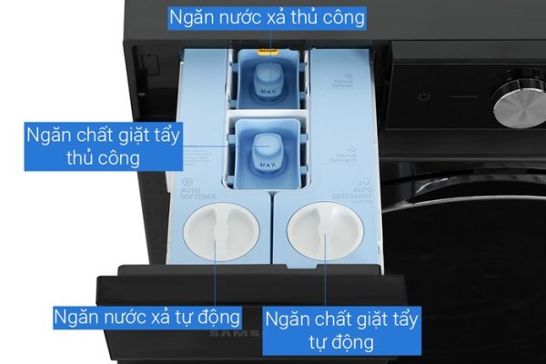 Máy giặt Samsung 24 kg WF24B9600KVSV Bespoke AI Inverter