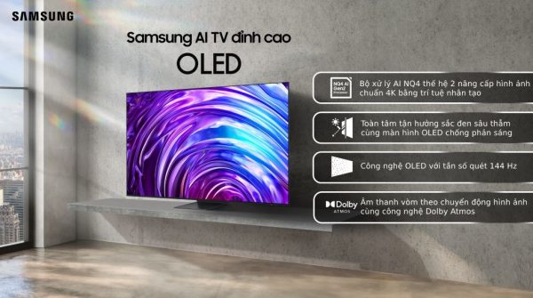 Smart Tivi OLED Samsung 4K 77 inch QA77S95D